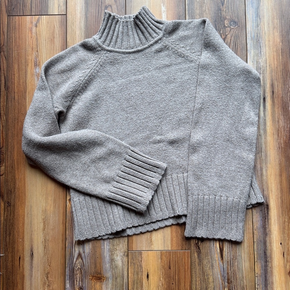 Vintage GAP Mock Neck Sweater XS Cropped Knit Cotton Blend Cozy - Picture 6 of 6